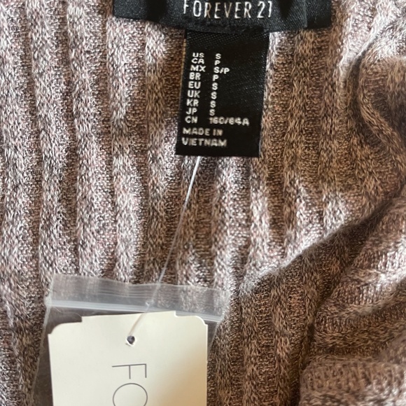 New Cream Knit Cami/Crop Top (Size Small) - Picture 4 of 4